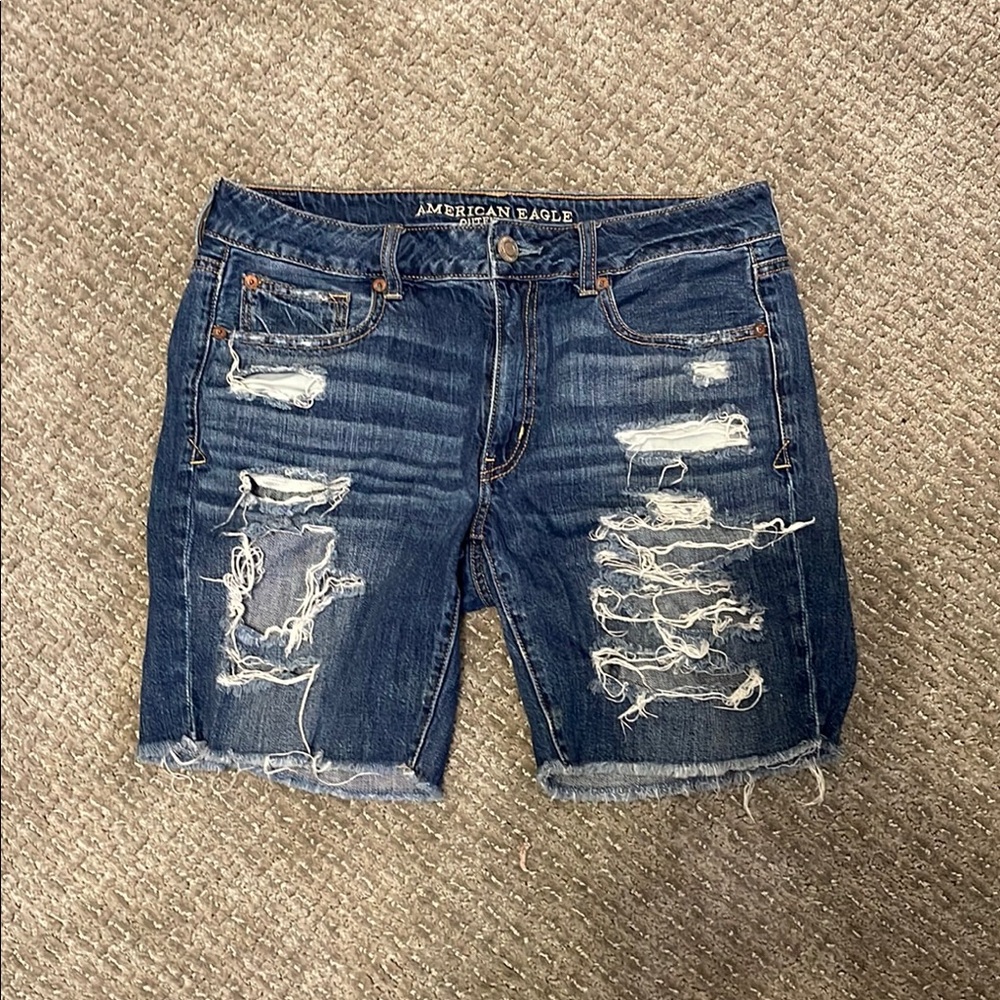 American Eagle Distressed Denim Shorts
